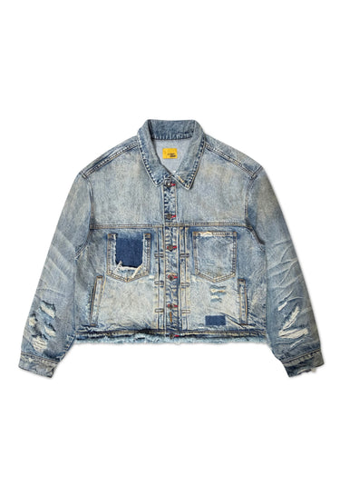 Cowboy Trucker Jacket - Bleached Indigo