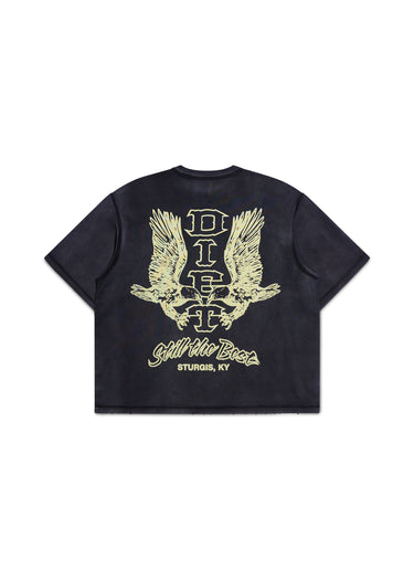 Winged Eagle Tee - Vintage Black