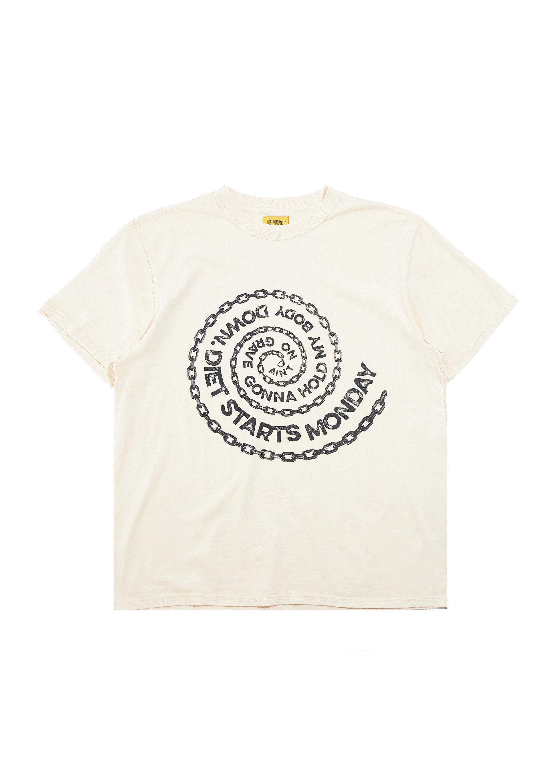 Spiral Chain Tee - Antique White